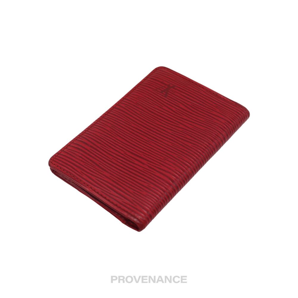 🔴 Louis Vuitton Pocket Organizer  Wallet - Red Epi Leather - Picture 4 of 6